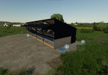 Five Bay Cow Shed version 1.0.0.0 for Farming Simulator 2022