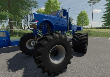 Flatbed Monster Truck version 1.0.0.0 for Farming Simulator 2022