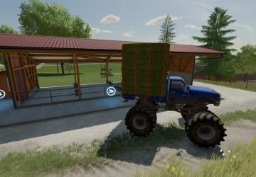 Flatbed Monster Truck version 1.0.0.0 for Farming Simulator 2022