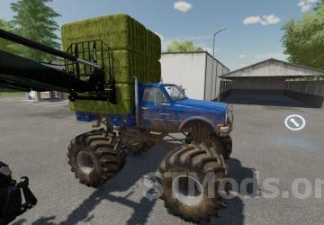 Flatbed Monster Truck version 1.0.0.1 for Farming Simulator 2022