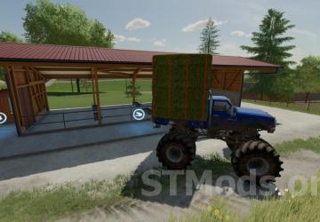 Flatbed Monster Truck version 1.0.0.1 for Farming Simulator 2022