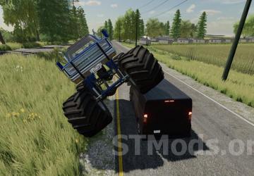 Flatbed Monster Truck version 1.0.0.1 for Farming Simulator 2022