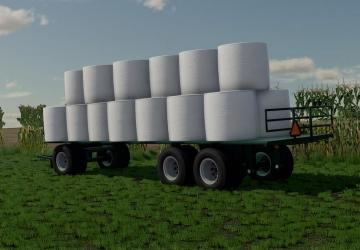 FlatBed Trailer version 1.0.0.0 for Farming Simulator 2022