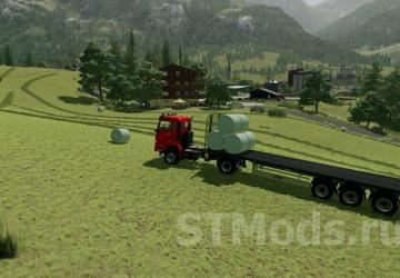 Fliegl Flatbed Semitrailer version 1.0.3.0 for Farming Simulator 2022 (v1.13.x)