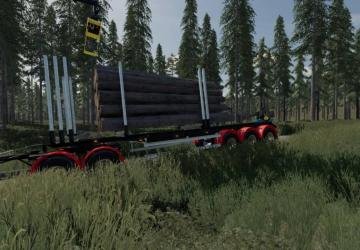 Fliegl Log Trailer version 1.0.0.0 for Farming Simulator 2022