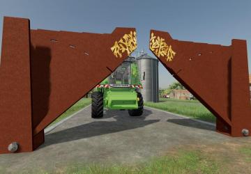 Folding Fan Gate version 1.0.0.0 for Farming Simulator 2022