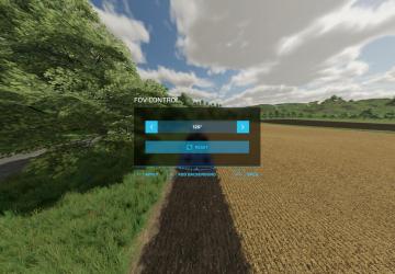 Fov Control version 1.0.0.0 for Farming Simulator 2022