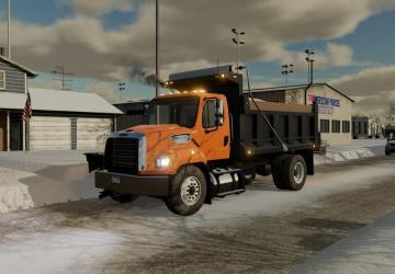 Freightliner 108SD Meyer Tailgate Salter version 2.0.0.0 for Farming Simulator 2022