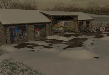 Garage 40x10 version 1.0.0.0 for Farming Simulator 2022