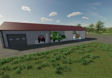 Garage with bale storage version 1.0.0.0 for Farming Simulator 2022