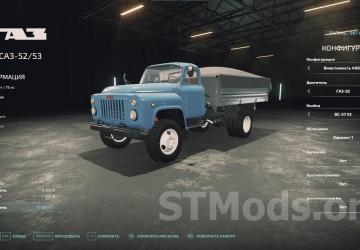 GAZ-52/53 version 1.1.0.1 for Farming Simulator 2022 (v1.14.x)
