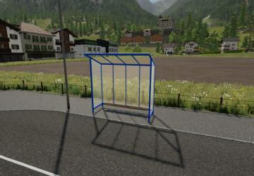 Glass Bus Stop Prefab (Prefab*) version 1.0.0.0 for Farming Simulator 2022