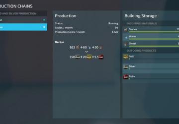 Gold and Silver Production version 1.1.0.0 for Farming Simulator 2022