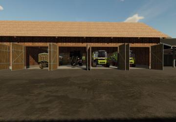 Half-timbered hall version 1.0.0.0 for Farming Simulator 2022