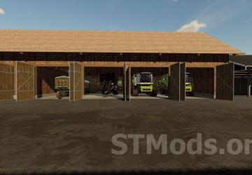 Half-timbered hall version 1.0.0.1 for Farming Simulator 2022
