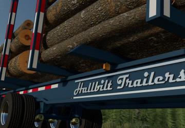 Hallbilt MFG Tri Axle Log Trailer version 1.0.0.0 for Farming Simulator 2022