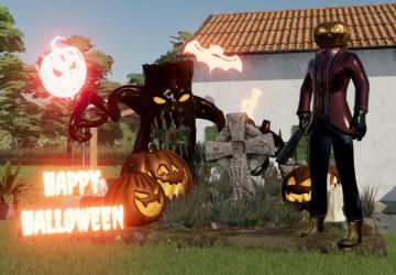 Halloween decoration version 1.0.0.0 for Farming Simulator 2022