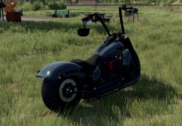 Harley Fatboy version 1.2.0.0 for Farming Simulator 2022 (v1.13.x)