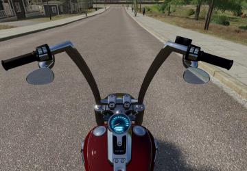 Harley Fatboy version 1.2.0.0 for Farming Simulator 2022 (v1.13.x)
