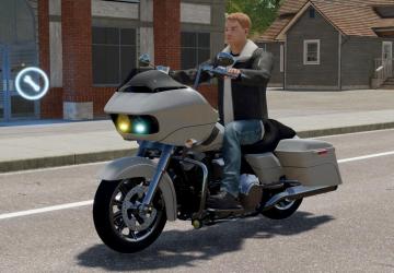 Harley Road Glide version 1.2.0.0 for Farming Simulator 2022 (v1.13.x)