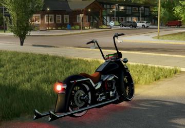 Harley Softail version 1.2.0.0 for Farming Simulator 2022 (v1.13.x)
