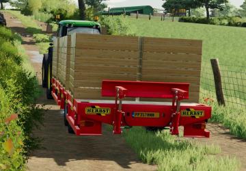 Herbst Flat Bed Trailer version 1.0.0.0 for Farming Simulator 2022