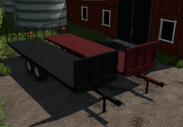 Homemade Bale Trailer version 1.0.0.1 for Farming Simulator 2022