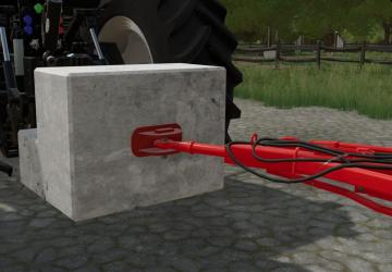 Homemade concrete weight 600 KG version Beta for Farming Simulator 2022