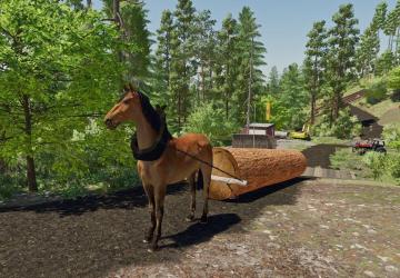 Horse for forestry version 1.0.0.0 for Farming Simulator 2022