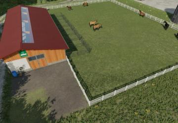 Horse Stable With Paddocks version 1.1.0.0 for Farming Simulator 2022