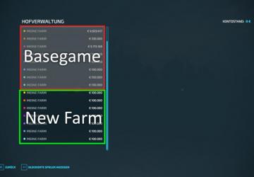 Increase the number of Farms version 1.0.0.0 for Farming Simulator 2022