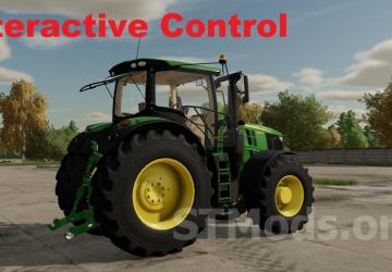 Interactive Control version 1.1.0.0 от 20.01.23 for Farming Simulator 2022 (v1.8x)