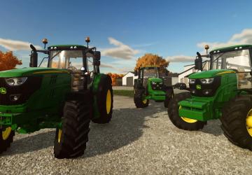John Deere 6135M version 1.0 for Farming Simulator 2022 (v1.2.x)
