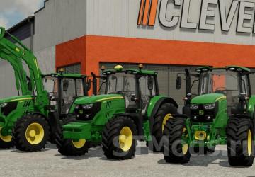 John Deere 6155M MY2020 version 1.2.0.0 for Farming Simulator 2022