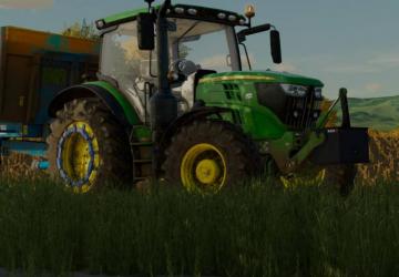 John Deere 6R version 1.3.1.0 for Farming Simulator 2022