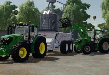 John Deere 6R Series version 1.1.1.0 for Farming Simulator 2022