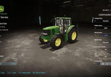 John Deere 6x20 Series version 1.1.0.0 for Farming Simulator 2022
