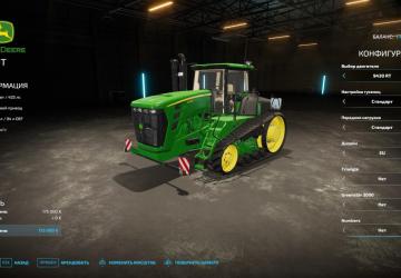 John Deere 9X30T Series version 1.0.0.0 for Farming Simulator 2022 (v1.8x)