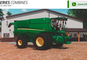 John Deere S600 Series Combines version 1.0.0.0 for Farming Simulator 2022
