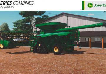 John Deere S600 Series Combines version 1.0.0.0 for Farming Simulator 2022