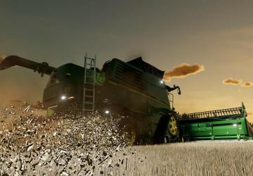 John Deere T-Series And 600X Headers version 1.1.0.0 for Farming Simulator 2022
