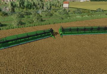 John Deere T-Series And 600X Headers version 1.1.0.0 for Farming Simulator 2022