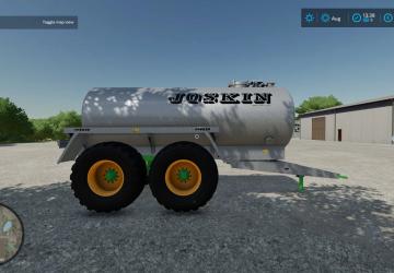 Joskin water Tank version 1.0 for Farming Simulator 2022