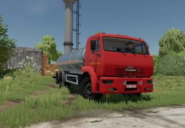 KAMAZ 65117 Milk Tanker version 1.0.0.0 for Farming Simulator 2022 (v1.13x)