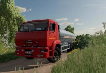 KAMAZ 65117 Milk Tanker version 1.0.0.0 for Farming Simulator 2022 (v1.13x)