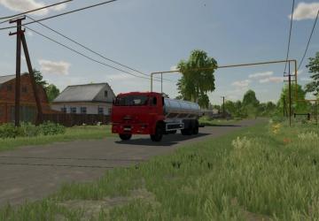 KAMAZ 65117 Milk Tanker version 1.1.0.0 for Farming Simulator 2022 (v1.13x)