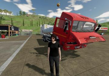 KAMAZ 65117 Milk Tanker version 1.1.0.0 for Farming Simulator 2022 (v1.13x)