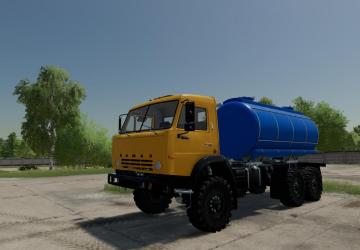 KAMAZ Tanker version 1.0.0.1 for Farming Simulator 2022 (v1.10x)