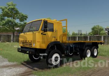 KamAZ Offroad Flatbed version 1.0.1.2 for Farming Simulator 2022 (v1.12x)