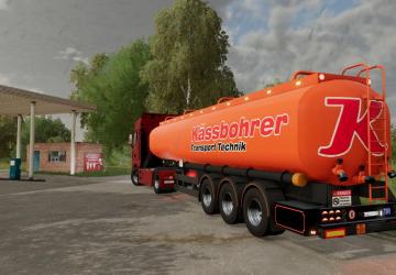 Kassbohrer Fuel Tank Trailer version 1.0.0.0 for Farming Simulator 2022 (v1.5x)